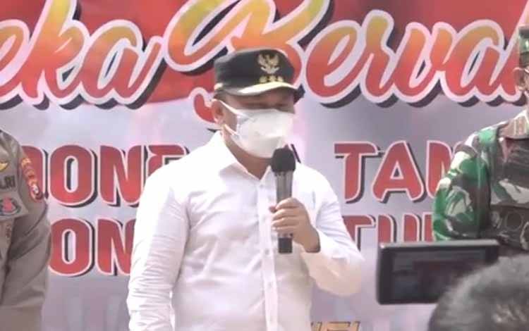 Gubernur Kalteng Ajak Masyarakat Sosialisasi Vaksinasi Lewat Medsos
