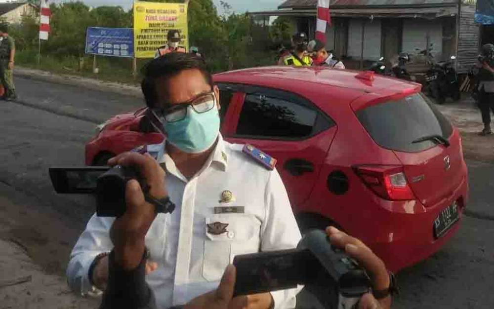 16.260 Kendaraan Lolos dari Posko Penyekatan Masuk Palangka Raya