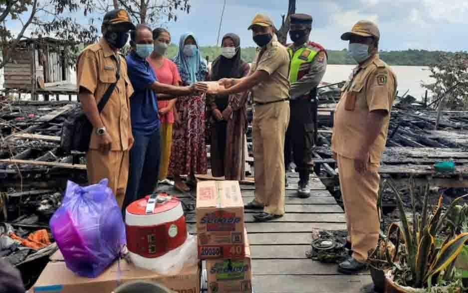 Bantuan Mengalir untuk Korban Kebakaran di Mendawai Katingan