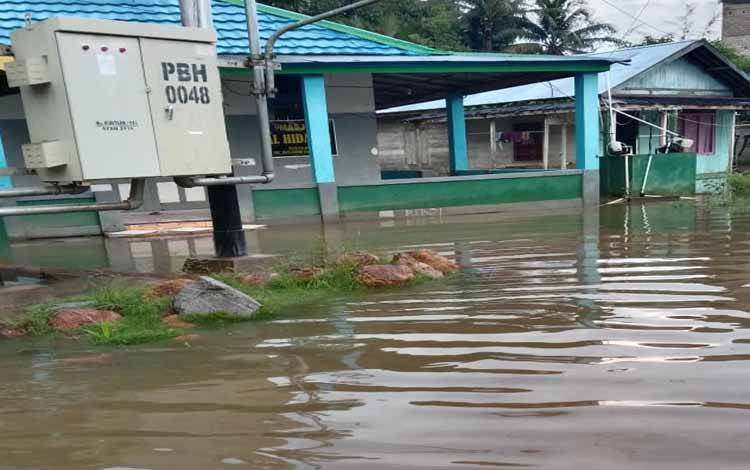Banjir di Desa Kalang, Sejumlah Fasilitas Umum Terendam