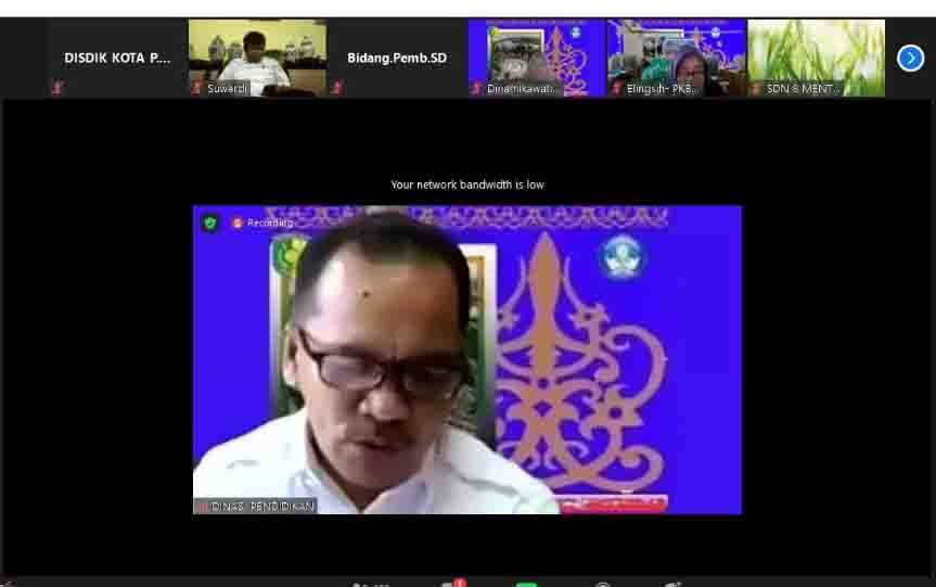 Disdik Palangka Raya Gelar Rakor Asesmen Nasional Berbasis Komputer