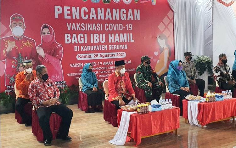 Bupati Seruyan Canangkan Vaksinasi Untuk Ibu Hamil