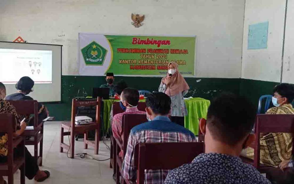 Kemenag Seruyan Gelar Bimbingan Perkawinan Pranikah Remaja