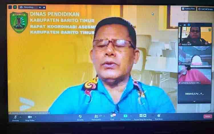Dinas Pendidikan Barito Timur Siap Sukseskan Asesmen Nasional 2021