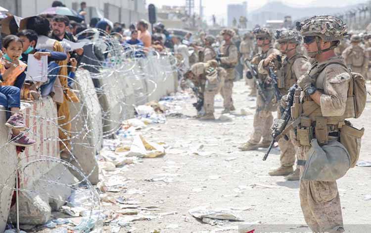 AS Siap Hadapi ISIS Setelah Tentara Tewas di Bandara Kabul