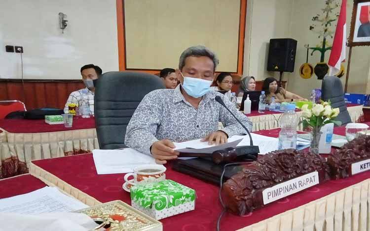DPRD Barito Timur Bahas Perubahan Perda Nomor 2 Tahun 2018 tentang Pajak Daerah