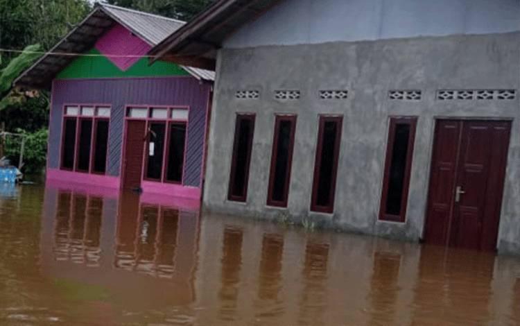 218 Rumah di Tasik Payawan Katingan Terendam Banjir