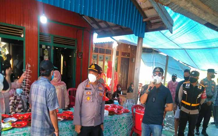 Langgar Prokes, Pesta Pernikahan Dibubarkan di Komplek Puntun