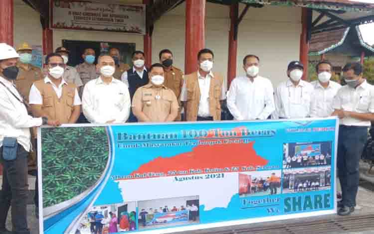 Perusahaan Bantu 25 Ton Beras untuk Korban Banjir di Kotim