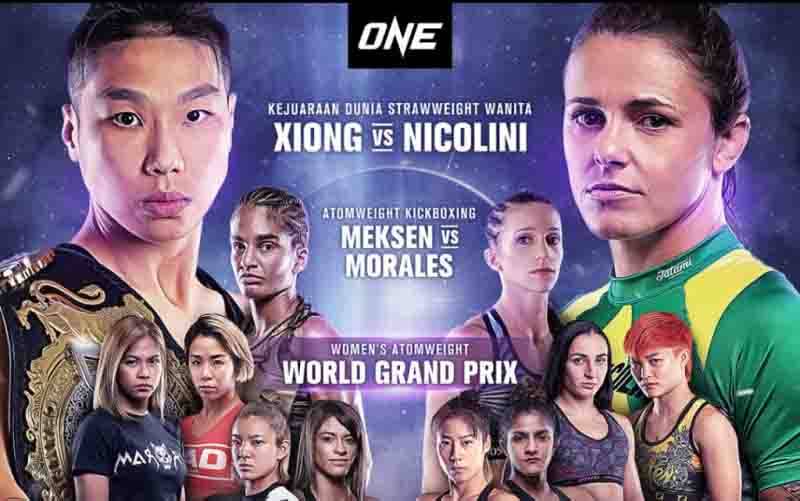 ONE Championship Gelar Laga Khusus Petarung Wanita 3 September