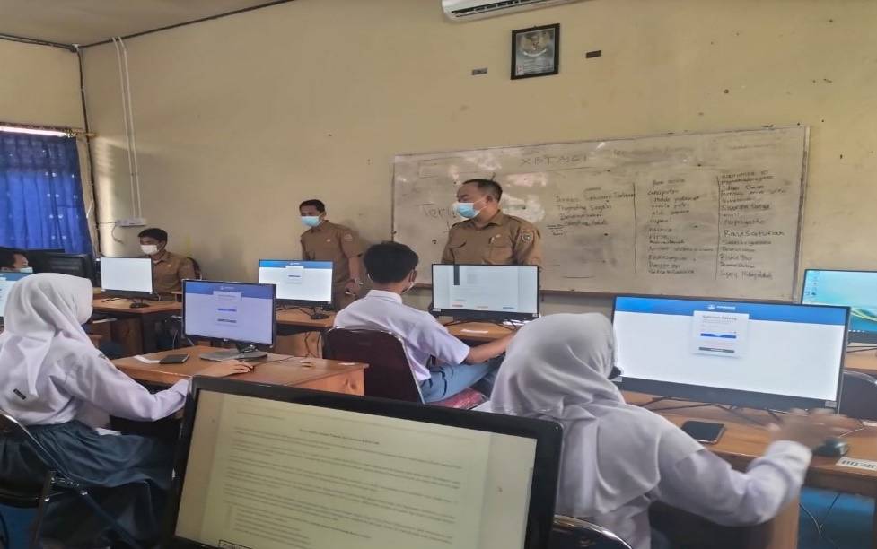 45 Siswa SMAN 1 Palangka Ikuti Uji Coba ANBK