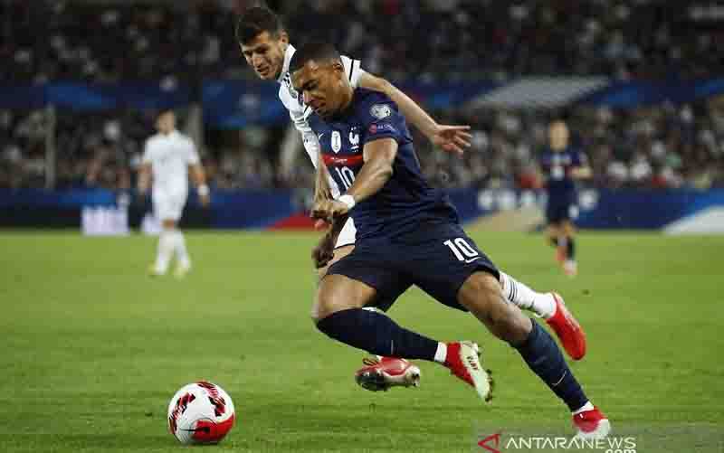 Kualifikasi Piala Dunia 2022, Prancis Diimbangi Bosnia 1-1
