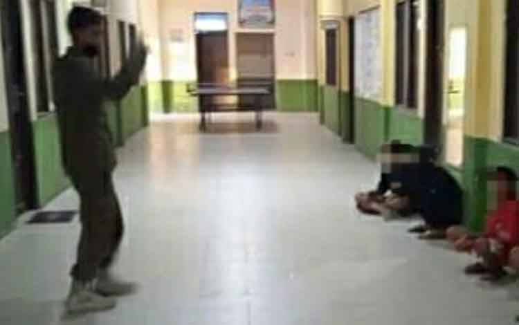 Satpol PP dan Damkar Kapuas Amankan 6 Anak di Bawah Umur Ngelem di Taman