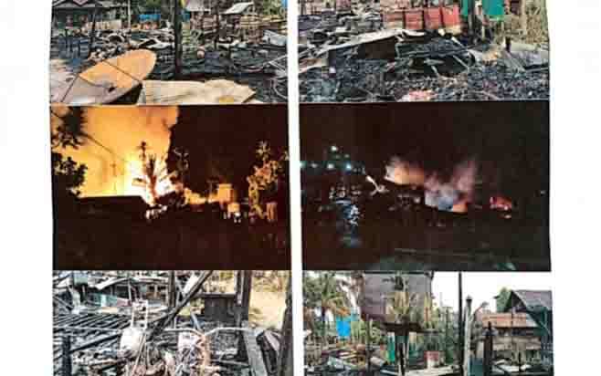 5 Rumah 3 Barak di Tumbang Manggu Katingan Hangus Terbakar