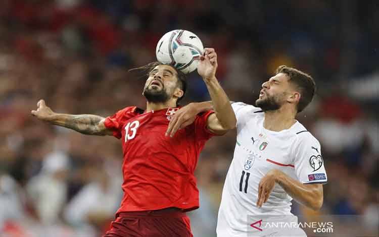 Italia Ditahan Imbang Swiss Tapi Cetak Rekor Nirkalah Internasional
