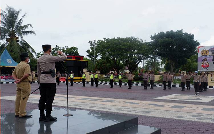 Kapolres Seruyan Pimpin Apel Siap Siaga Bencana
