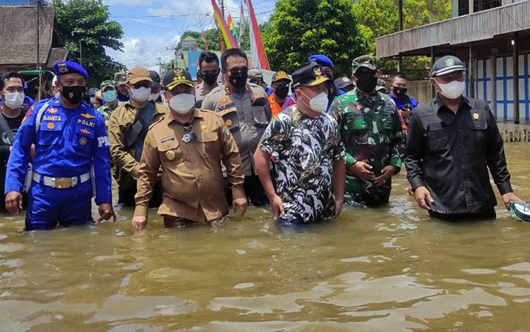 Hujan Deras Masih Terjadi, Banjir di Kotim Meluas Hingga 7 Kecamatan