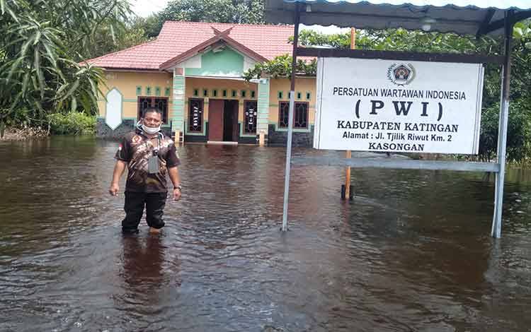 Banjir di Kasongan Surut 15 Centimeter