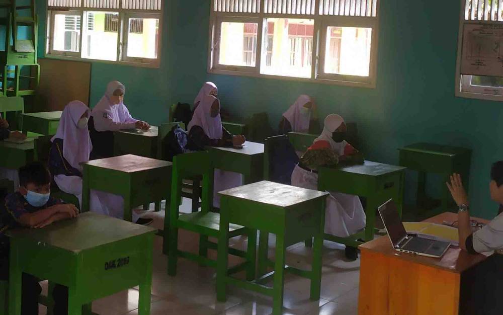 SMPN 2 Sampit Sambut Baik Vaksinasi Pelajar
