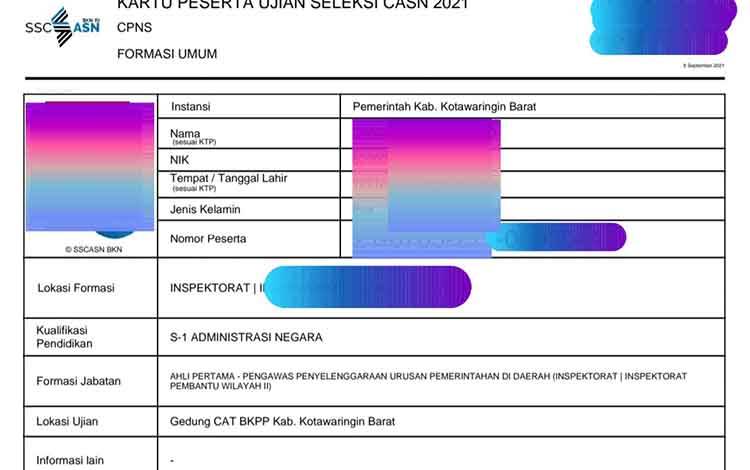 Tes SKD di Kobar akan Dilaksanakan 29 September, Berikut Syarat dan Ketentuannya?