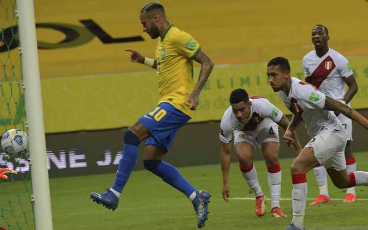 Brazil Pertahankan Kemenangan 100 Persen Usai Taklukkan Peru 2-0