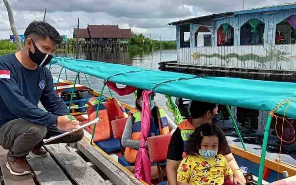 Dishub Palangka Raya Optimalkan Pengawasan Prokes di Tempat Wisata