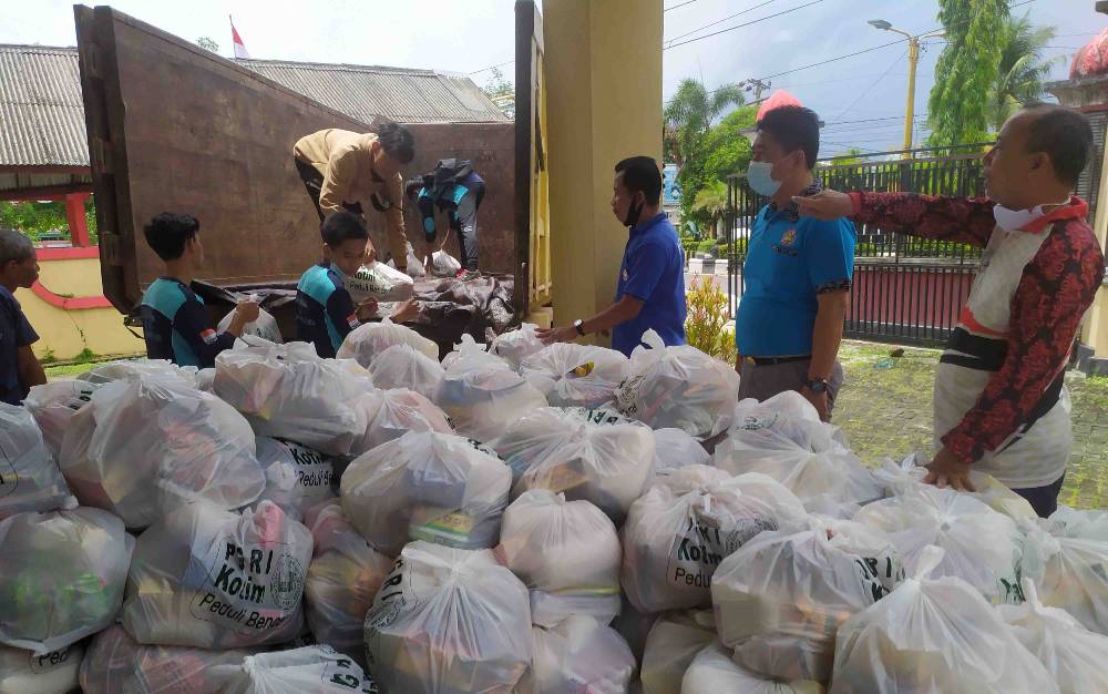 PGRI Kotim Mulai Salurkan Bantuan untuk Koban Banjir