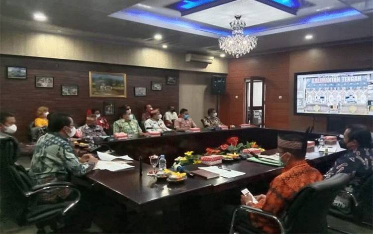 Kata Bupati Murung Raya Saat Ikut Rakor Pencegaham Korupsi dengan KPK
