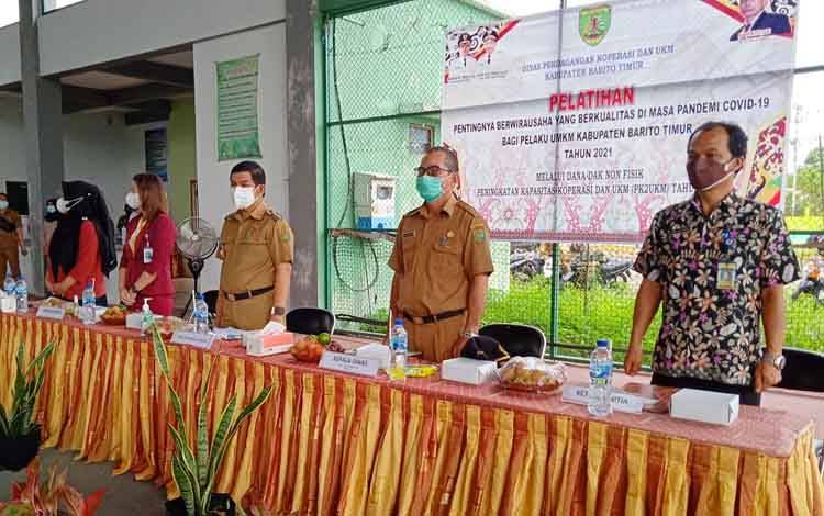 Bupati Barito Timur Buka Pelatihan UMKM
