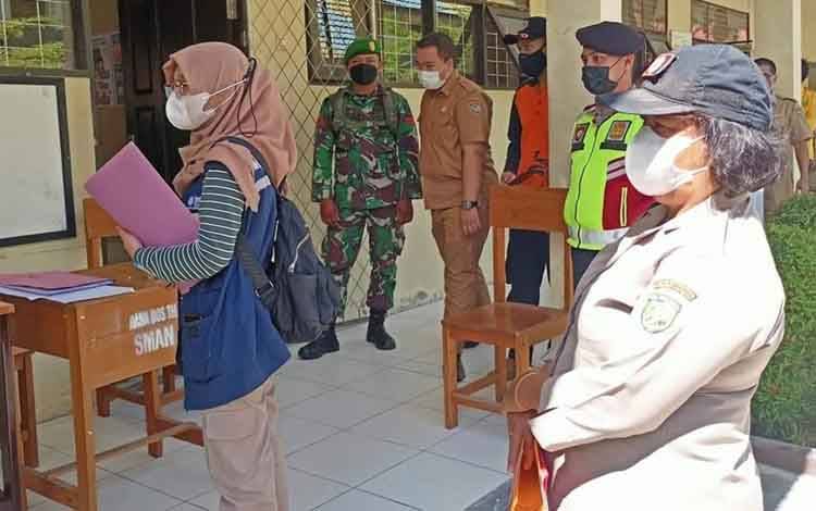Satgas Penanganan Covid-19 Pantau SKD CASN di Palangka Raya