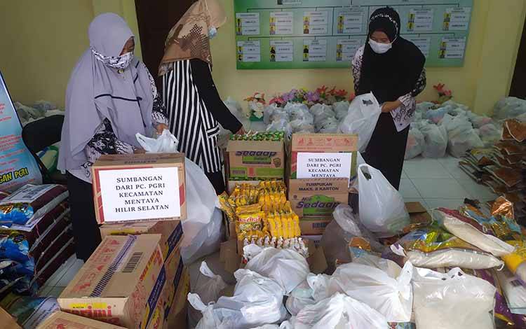PGRI Kotim Tetap Buka Posko Bantuan untuk Korban Banjir