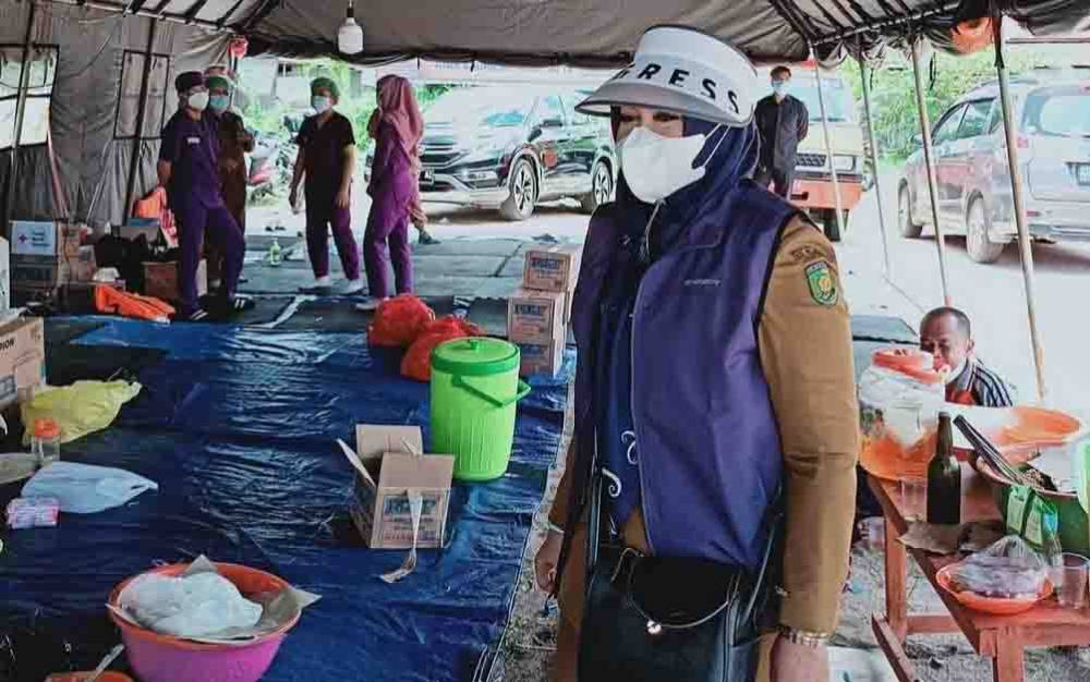 Wakil Wali Kota Palangka Raya Kunjungi Posko Siaga Banjir