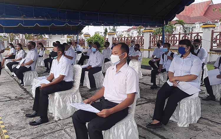 Sekda Gunung Mas Beri Saran Kepada Peserta SKD CPNS
