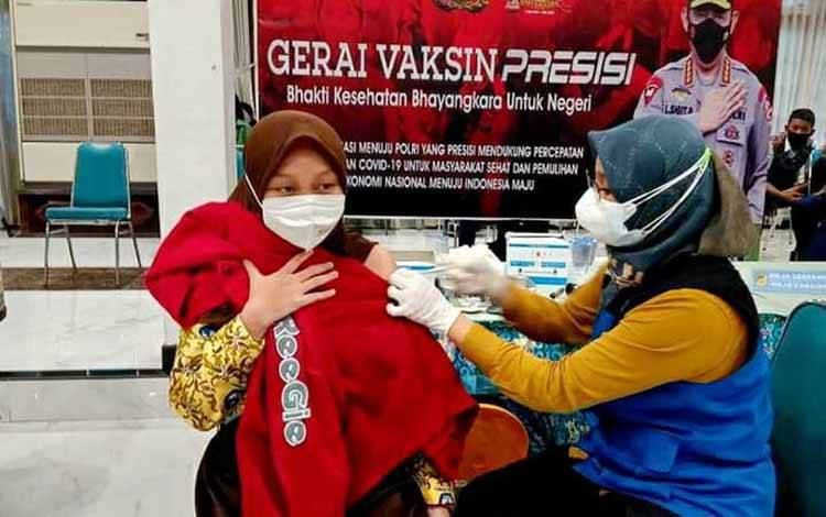 514 Pelajar SMP di Muara Teweh Divaksinasi Covid-19