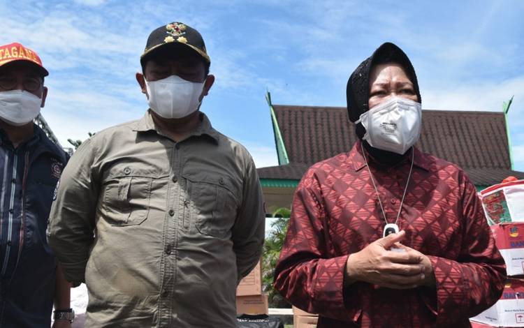 Mensos Risma Ingatkan Pentingnya Sinergitas Hadapi Bencana Alam