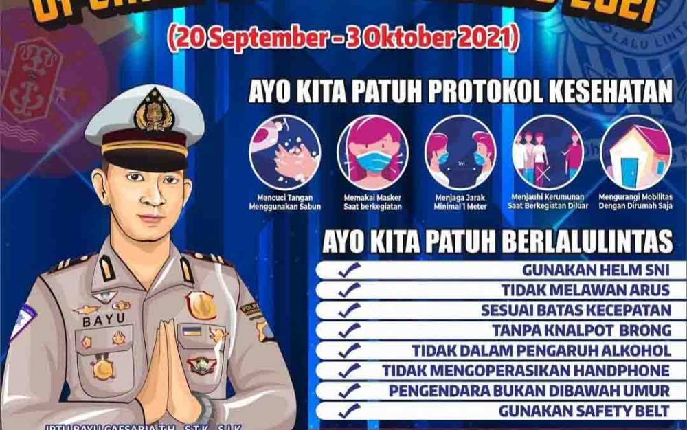 Satlantas Polres Kobar Mulai Sosialisasikan Operasi Patuh Telabang 2021