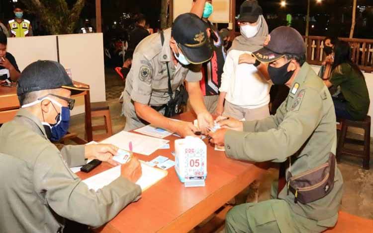 Satgas Covid-19 Palangka Raya Tindak 11,142 Pelanggar Prokes Selama Setahun