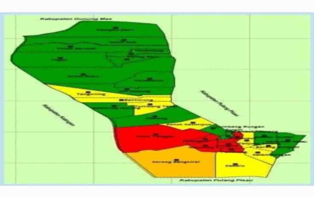 Zona Merah Penyebaran Covid-19 di Kota Palangka Raya Tinggal 2 Kecamatan