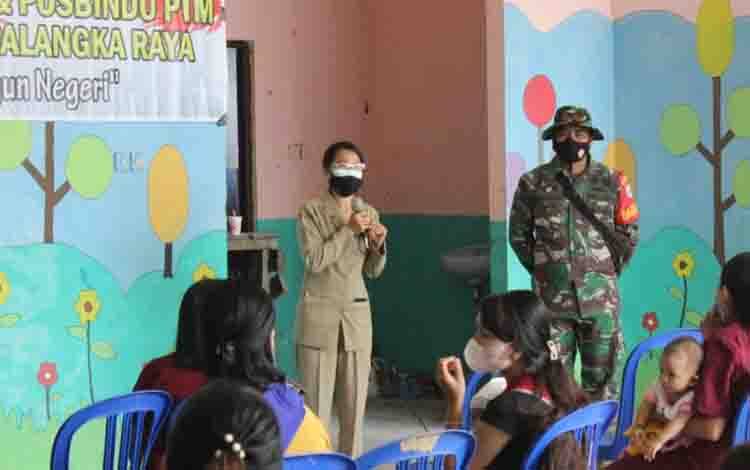 Satgas TMMD Sosialisasikan Pencegahan Stunting