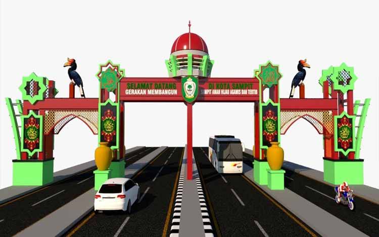 Ini Desain Gerbang Sahati setelah Dirivisi