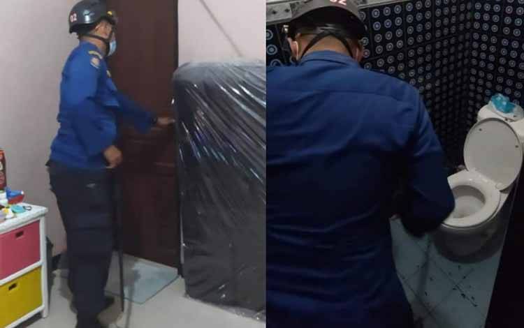 Mengira Ada Ular Ketok-Ketok di Kloset Toilet, Warga Baamang Barat Lapor Petugas