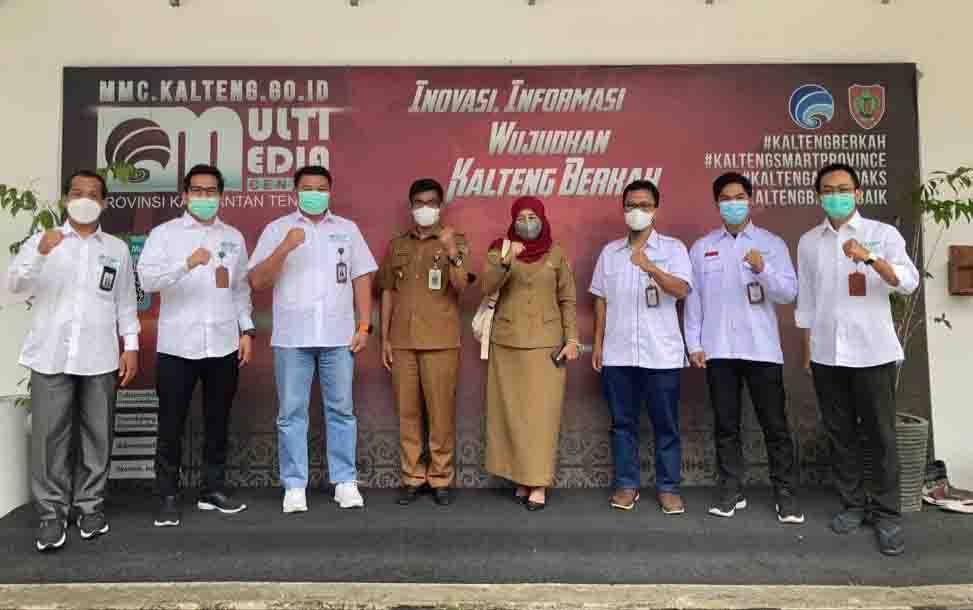 MES Kunjungi Diskominfosantik Kalteng untuk Jalin Kerjasama