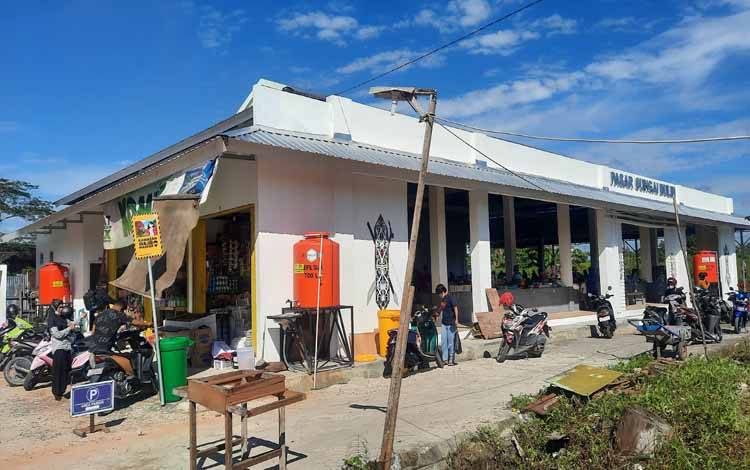 Eks Pedagang Korindo Sudah Buka Lapak di Pasar Sungai Bulin