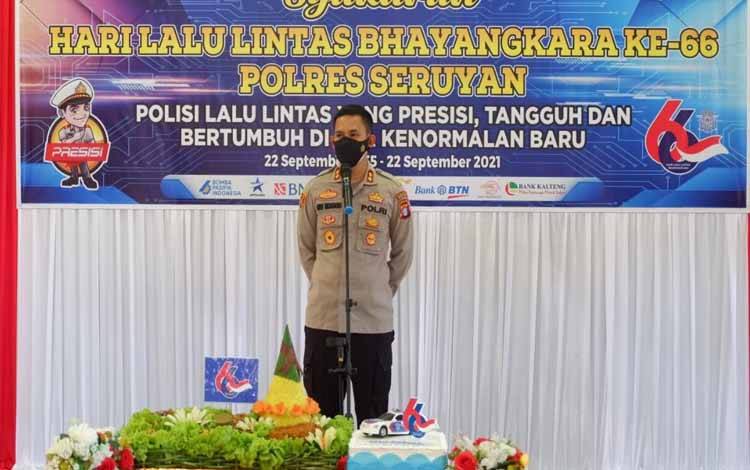 Satuan Lalu Lintas Polres Seruyan Diminta Tingkatkan Kinerja dan Inovasi