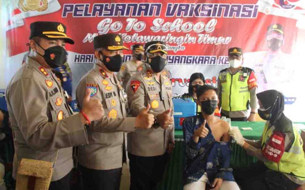 Percepatan Vaksinasi Covid-19 di Kalteng Upaya Menuju Zona Hijau