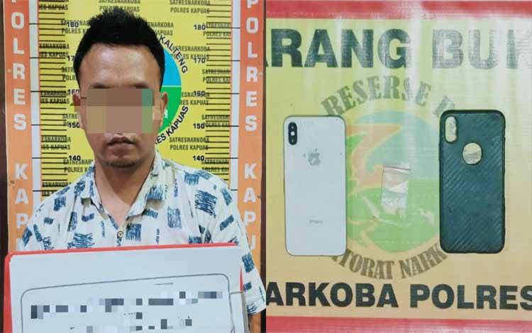 Satresnarkoba Polres Kapuas Amankan Seorang Budak Sabu