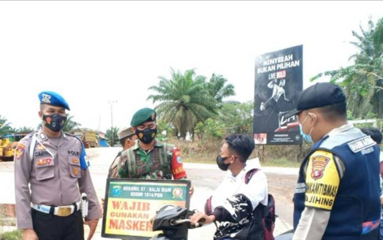 Kapolsek Balai Riam: Jangan Sepelekan Covid-19