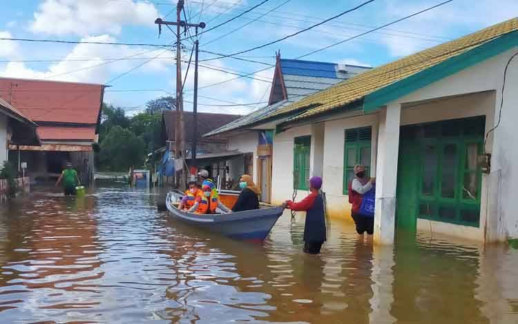 Tiga Kecamatan di Kotim Masih Dilanda Banjir