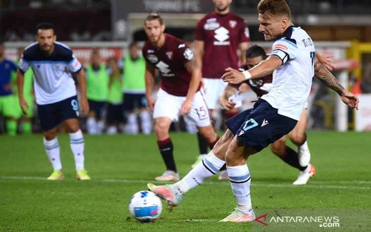 Penalti Larut Ciro Immobile Hindarkan Lazio dari Kekalahan di Torino