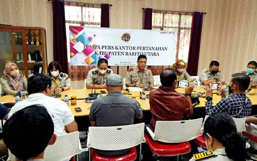 BPN Lakukan Pertemuan dengan PWI Barito Utara, Ini Yang Disampaikan